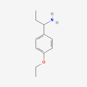 molecular formula C11H17NO B2392431 1-(4-Ethoxyphenyl)propan-1-amine CAS No. 925608-01-1