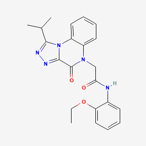 N-(2-ethoxyphenyl)-2-(1-isopropyl-4-oxo-[1,2,4]triazolo[4,3-a]quinoxalin-5(4H)-yl)acetamide