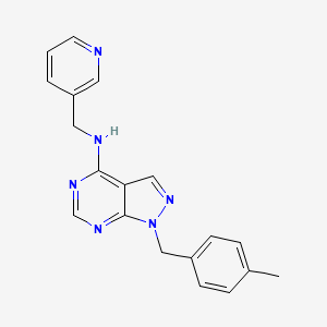 1-(4-methylbenzyl)-N-(pyridin-3-ylmethyl)-1H-pyrazolo[3,4-d]pyrimidin-4-amine