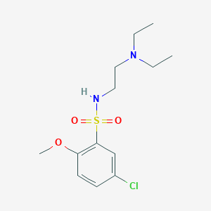 5-chloro-N-[2-(diethylamino)ethyl]-2-methoxybenzenesulfonamide
