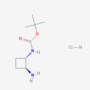 tert-Butyl rac-[(1S,2S)-2-aminocyclobutyl]carbamate hydrochloride