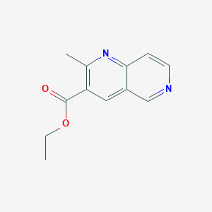 Ethyl 2-methyl-1,6-naphthyridine-3-carboxylate