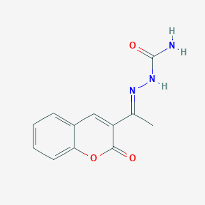 N-[(1E)-2-(2-oxochromen-3-yl)-1-azaprop-1-enyl]aminoamide