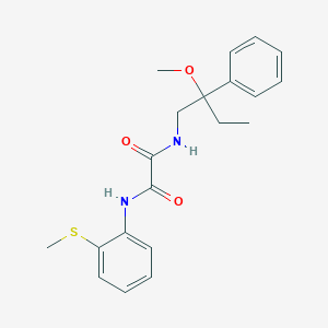 N1-(2-methoxy-2-phenylbutyl)-N2-(2-(methylthio)phenyl)oxalamide