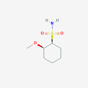 molecular formula C7H15NO3S B2392525 (1S,2R)-2-Methoxycyclohexane-1-sulfonamide CAS No. 2137658-19-4