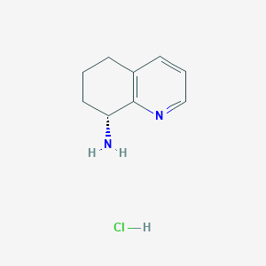 molecular formula C9H13ClN2 B2392546 (R)-5,6,7,8-tetrahydroquinolin-8-amine hydrochloride CAS No. 1431726-92-9