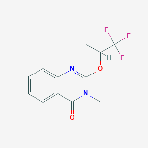 3-Methyl-2-[(1,1,1-trifluoropropan-2-yl)oxy]-3,4-dihydroquinazolin-4-one