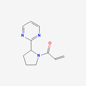 1-(2-Pyrimidin-2-ylpyrrolidin-1-yl)prop-2-en-1-one