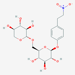 molecular formula C19H27NO12 B2392599 三叶草苷 CAS No. 649758-25-8