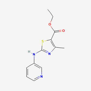 Ethyl 4-methyl-2-[(pyridin-3-yl)amino]-1,3-thiazole-5-carboxylate