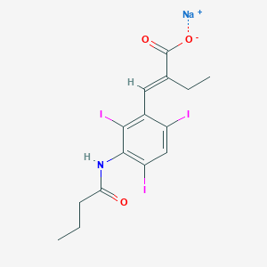 molecular formula C15H15I3NNaO3 B239262 Bunamiodyl sodium CAS No. 1923-76-8