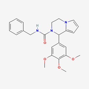 N-benzyl-1-(3,4,5-trimethoxyphenyl)-3,4-dihydropyrrolo[1,2-a]pyrazine-2(1H)-carboxamide