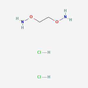 molecular formula C2H10Cl2N2O2 B2392672 O,O'-(Ethane-1,2-diyl)bis(hydroxylamine) dihydrochloride CAS No. 104845-83-2