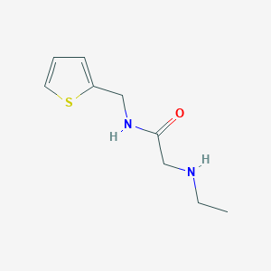 2-(ethylamino)-N-(thiophen-2-ylmethyl)acetamide