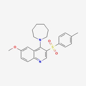4-(Azepan-1-yl)-6-methoxy-3-tosylquinoline