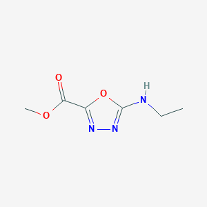 Methyl 5-(ethylamino)-1,3,4-oxadiazole-2-carboxylate