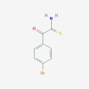 molecular formula C8H6BrNOS B2392730 2-(4-ブロモフェニル)-2-オキソエタンチオアミド CAS No. 870515-53-0