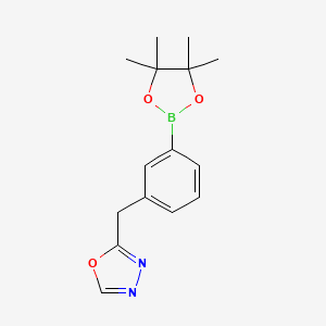3-((1,3,4-Oxadiazol-2-yl)methyl)phenylboronic acid, pinacol ester