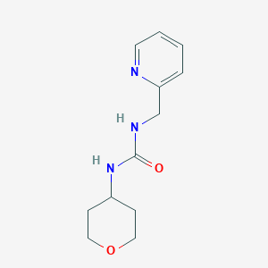 1-(pyridin-2-ylmethyl)-3-(tetrahydro-2H-pyran-4-yl)urea