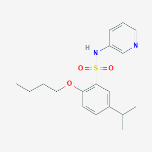 2-butoxy-5-isopropyl-N-(3-pyridinyl)benzenesulfonamide