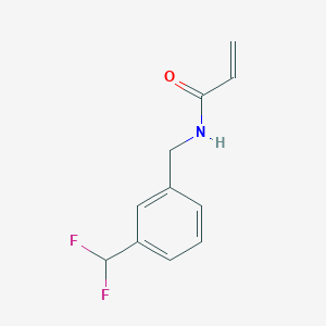 N-[[3-(Difluoromethyl)phenyl]methyl]prop-2-enamide