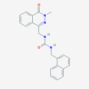 1-((3-Methyl-4-oxo-3,4-dihydrophthalazin-1-yl)methyl)-3-(naphthalen-1-ylmethyl)urea