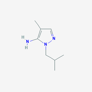 1-Isobutyl-4-methyl-1H-pyrazol-5-amine