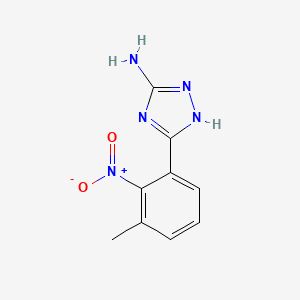 5-(3-methyl-2-nitrophenyl)-1H-1,2,4-triazol-3-amine
