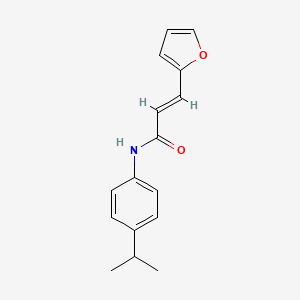 3-(2-furyl)-N-(4-isopropylphenyl)acrylamide