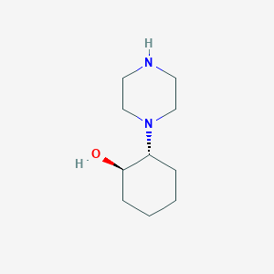 molecular formula C10H20N2O B2392885 (1R,2R)-2-piperazin-1-ylcyclohexan-1-ol CAS No. 1821728-15-7