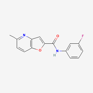 N-(3-fluorophenyl)-5-methylfuro[3,2-b]pyridine-2-carboxamide