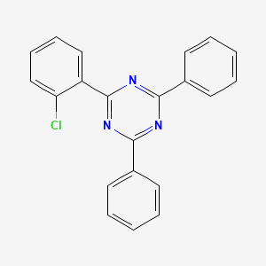 molecular formula C21H14ClN3 B2392938 2-(2-氯苯基)-4,6-二苯基-1,3,5-三嗪 CAS No. 77989-14-1