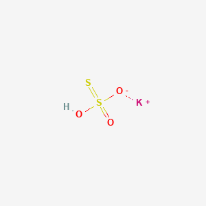 molecular formula C29H32ClNO2 B239295 Thiosulfuric acid, potassium salt CAS No. 10233-00-8