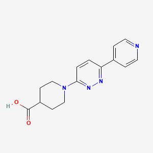 1-(6-(Pyridin-4-yl)pyridazin-3-yl)piperidine-4-carboxylic acid