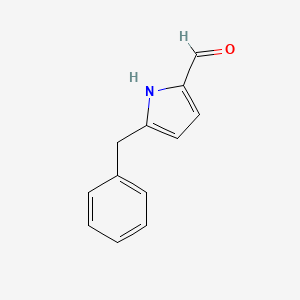 molecular formula C12H11NO B2392973 5-benzyl-1H-pyrrole-2-carbaldehyde CAS No. 68464-72-2