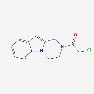 2-Chloro-1-(3,4-dihydro-1H-pyrazino[1,2-a]indol-2-yl)ethanone