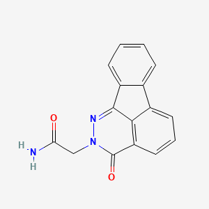 molecular formula C16H11N3O2 B2392975 2-(3-oxoindeno[1,2,3-de]phthalazin-2(3H)-yl)acetamide CAS No. 442567-78-4