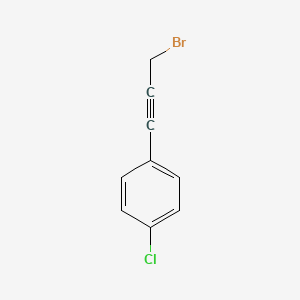 1-(3-Bromo-prop-1-ynyl)-4-chloro-benzene