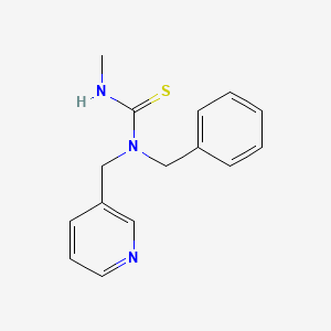 N-benzyl-N'-methyl-N-(pyridin-3-ylmethyl)thiourea