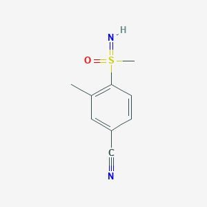 3-Methyl-4-(methylsulfonimidoyl)benzonitrile