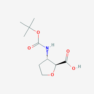 (2S,3S)-3-(N-Boc-Amino)-tetrahydrofuran-2-carboxylic acid