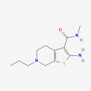2-amino-N-methyl-6-propyl-4,5,6,7-tetrahydrothieno[2,3-c]pyridine-3-carboxamide