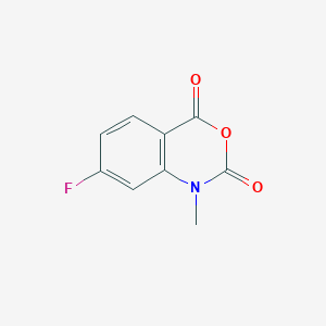 molecular formula C9H6FNO3 B2393051 7-Fluoro-2-methylisatoicanhydride CAS No. 97927-92-9