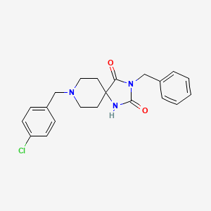 3-Benzyl-8-(4-chlorobenzyl)-1,3,8-triazaspiro[4.5]decane-2,4-dione