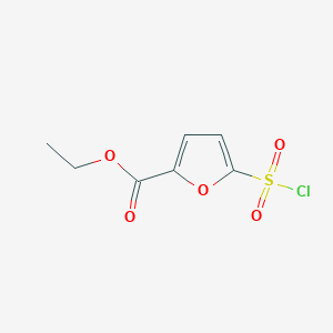 Ethyl 5-(chlorosulfonyl)furan-2-carboxylate