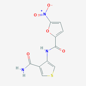 N-(4-carbamoylthiophen-3-yl)-5-nitrofuran-2-carboxamide