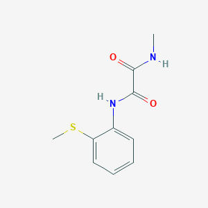 molecular formula C10H12N2O2S B2393108 N1-methyl-N2-(2-(methylthio)phenyl)oxalamide CAS No. 920385-35-9