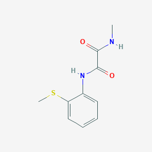 molecular formula C10H12N2O2S B2393108 N1-méthyl-N2-(2-(méthylthio)phényl)oxalamide CAS No. 920385-35-9