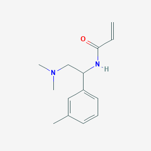 N-[2-(Dimethylamino)-1-(3-methylphenyl)ethyl]prop-2-enamide