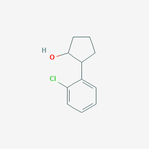 molecular formula C11H13ClO B2393178 2-(2-Chlorophenyl)cyclopentan-1-ol CAS No. 1247203-73-1